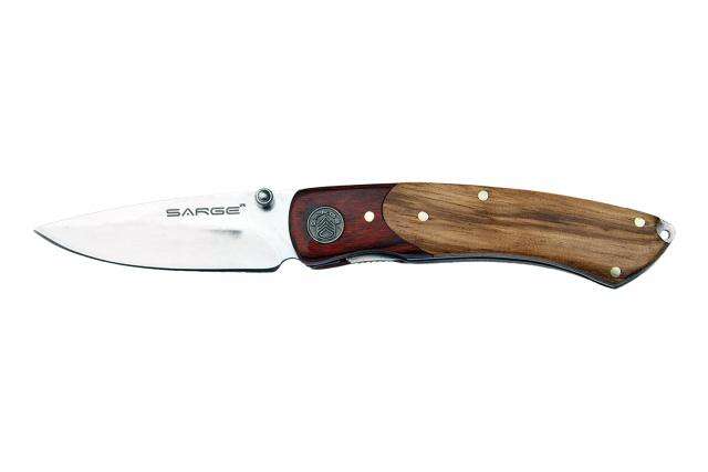 Knives Sarge Knives Ready Series SARGE RANGER - TWO TONE WOODEN LINER LOCK 2.75" BLADE • Model: Ready Series